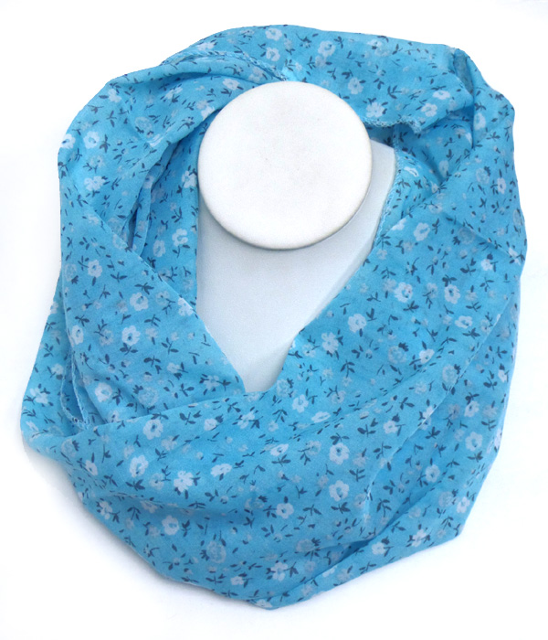 FLORAL THEME INIFINITY SCARF