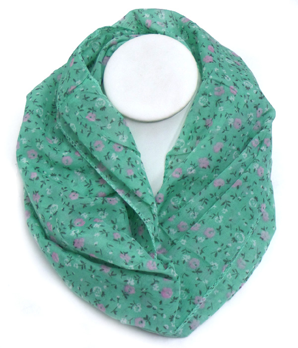 FLORAL THEME INIFINITY SCARF