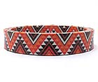 ETHNIC DESIGN PAPER ART WORK WOOD BANGLE