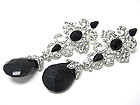 BOUTIQUE QUALITY AUSTRIAN CRYSTAL AND FACET GLASS SETTING EARRING