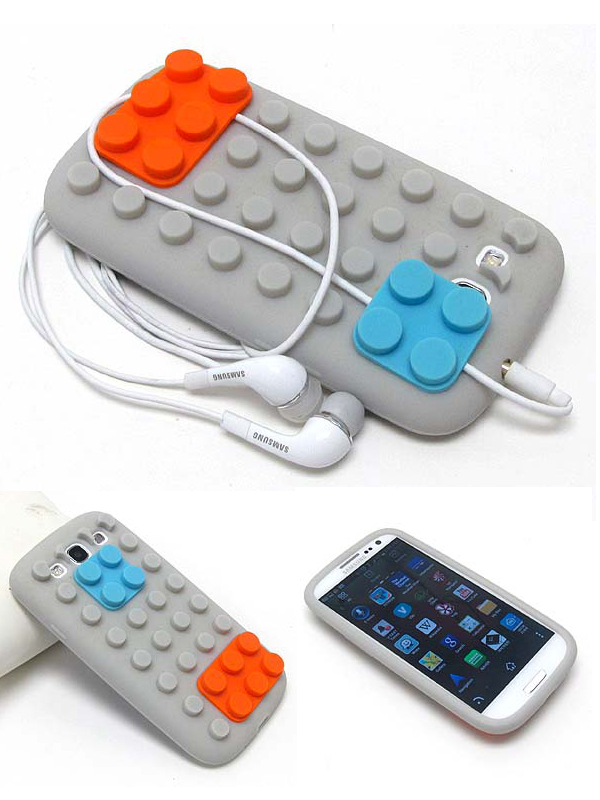 TOY BRICKS SOFT CASE FOR CELL PHONE CASE - SOFT CASE FOR GALAXY S3