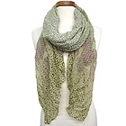 100% POLYESTER BOHEMIAN DOTS SPRING FASHION SCARF