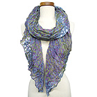 100% POLYESTER OVERSIZED ABSTRACT ANIMAL PRINT SPRING FASHION SCARF