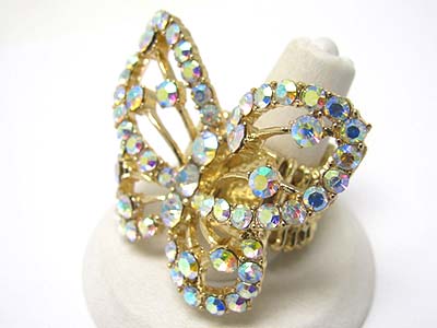 Costume Jewelry on B1045ab 12262 Wholesale Costume Jewelry Large Crystal Butterfly