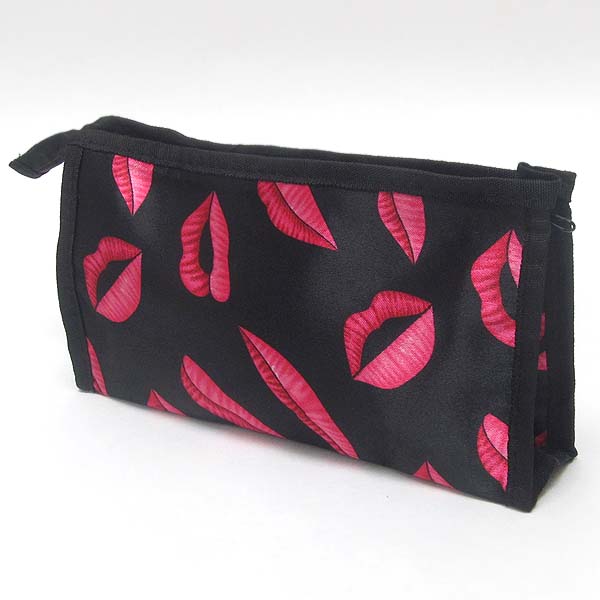 KISS PRINT COSMETIC POUCH -valentine