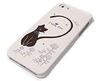 I LOVE YOU AND CAT THEME CELLPHONE CASE -HARD CASE FOR IPHONE 5