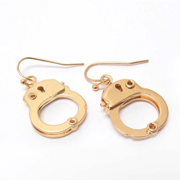 PREMIER ELECTRO PLATING HANDCUFF EARRING
