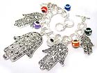 LARGE FILIGREE CASTING METAL  GUARDIAN HAND CHARM BRACELET