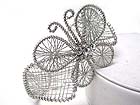 METAL WIRE BUTTERFLY CUFF BANGLE - Wholesale Costume Jewelry