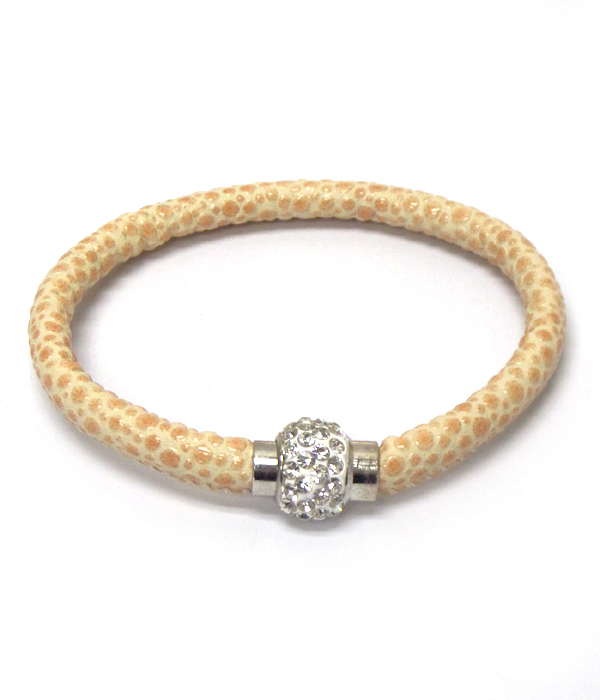 PAVE BALLWITH CRYSTALS SPOTTED BRACELET