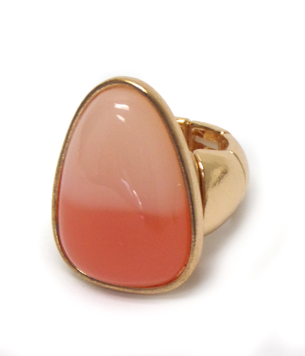 PUFFY GRADIENT STONE STRETCH RING
