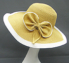 MED.BRIM HAT W/ BOW