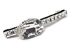 LARGE CUBIC STONE CRYSTAL LONG HAIR PIN