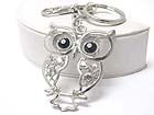 CRYSTAL OWL KEY CHAIN CHARM