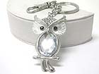 CRYSTAL OWL KEY CHAIN CHARM