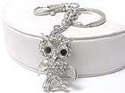 CRYSTAL OWL KEY CHAIN CHARM