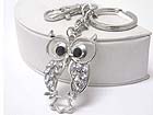 CRYSTAL OWL KEY CHAIN CHARM
