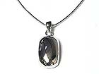 WHITE GOLD PLATING DESIGNER INSPIRED PENDANT NECKLACE