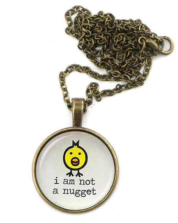 CABOCHON NECKLACE - I AM NOT A NUGGET