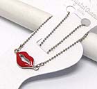 EPOXY RED LIP ANKLET