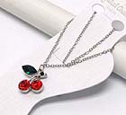 CRYSTAL CHERRY DROP ANKLET
