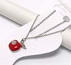 CRYSTAL AND EPOXY DECO APPLE ANKLET