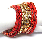 MULTI SNAKE CHAIN STACKABLE CHAIN BRACELET - SET OF 7