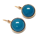 HALF DOME ACRYLIC STONE EARRING