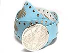 SUMMER COLOR FAUX LEATHER FASHION BELT