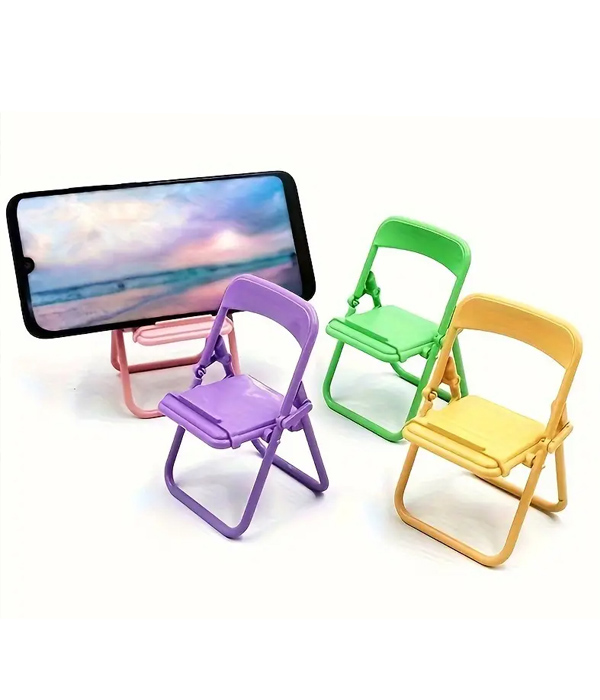 4 PIECE SMALL CHAIR MOBILE PHONE STAND