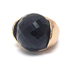 FACET ACRYLIC DOME STONE STRETCH RING