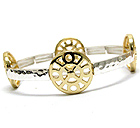 DESIGNER PATTERN METAL CASTING STRETCH BRACELET