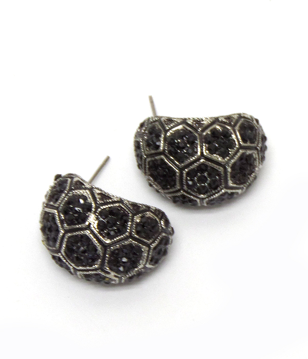 PAVE CRYSTALS EARRINGS