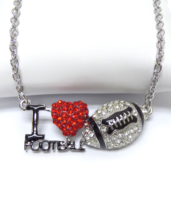 FOOTBALL SPORTS THEME NECKLACE 