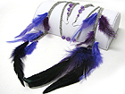 18 INCH SUPER LONG  CHAIN FEATHER DROP EARLACE