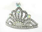 RHINESTONE CROWN HAIR COMB