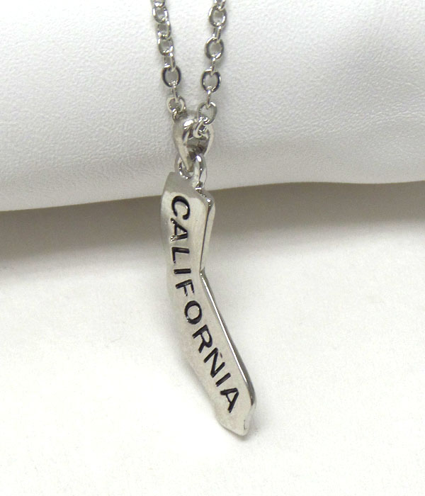 PREMIER ELECTRO PLATING STATE OF CALIFORNIA NECKLACE