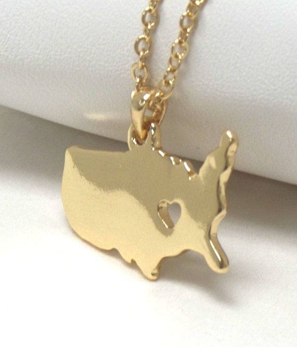PREMIER ELECTRO PLATING UNITED STATES NECKLACE