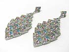 AUSTRIAN CRYSTAL STUD CASCADE DROP EARRING