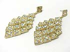 AUSTRIAN CRYSTAL STUD CASCADE DROP EARRING