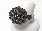 AUSTRIAN CRYSTAL STUD BALL STRETCH RING