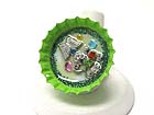BOTTLE CAP ART BUTTERFLY DECO STRETCH RING