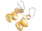 925 STERLING SILVER NATURAL  MOP DROP EARRING
