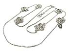 TUTTI FRUTTI METAL FLOWER LINK LONG NECKALCE