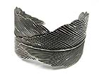METAL LEAVES SHAPE CUFF BANGLE