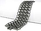 WIDE MULTI METAL HOOP LINK BRACELET