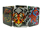 PAPER ART WORK WOOD STRETCH BRACELET - IMAGINARY ANIMAL THEME