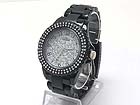 CRYSTAL CASE AND DIAL ACRYL BAND WATCH