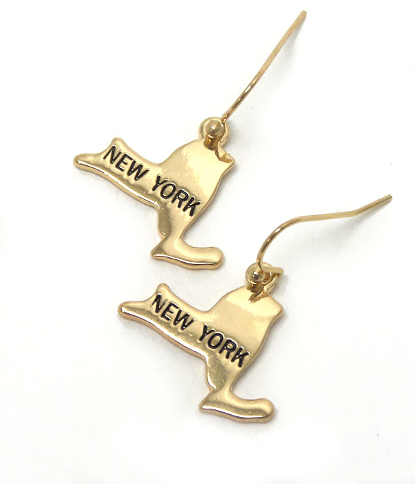 PREMIER ELECTRO PLATING STATE OF NEW YORK EARRING