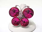 CRYSTAL BUTTERFLY STRETCH RING